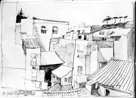 Rome, from Rina's roof, Italy 1969.